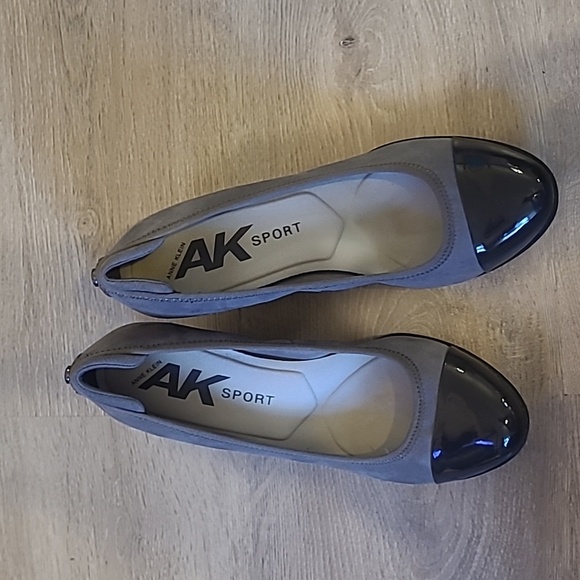 Anne Klein Sport Black Wedge Slip On Rubber Support 3” Wedge Shoe Size 8.5 - Picture 6 of 8